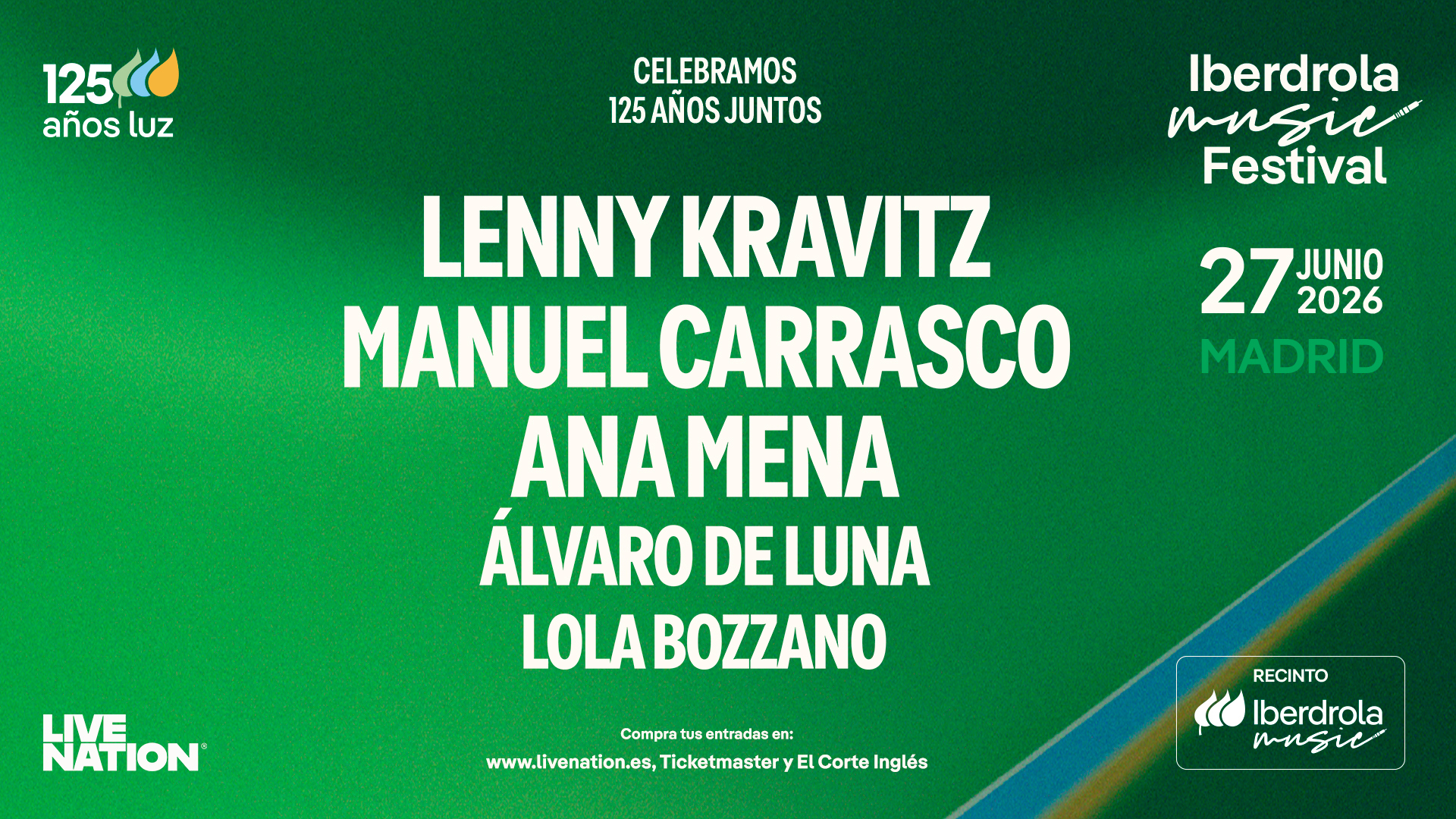 Iberdrola Music Festival acreditaciones de prensa